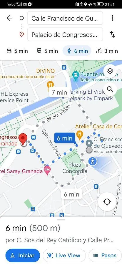 Center Templo Garden Parking Gratis Apartment Granada